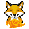 Logo FOXart Studio 2025 200 pixels